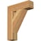 Ekena Millwork Traditional Block Rough Sawn Bracket, Western Red Cedar, 4"W x 16"D x 20"H BKT04X16X20TRA05RWR - alternate 1